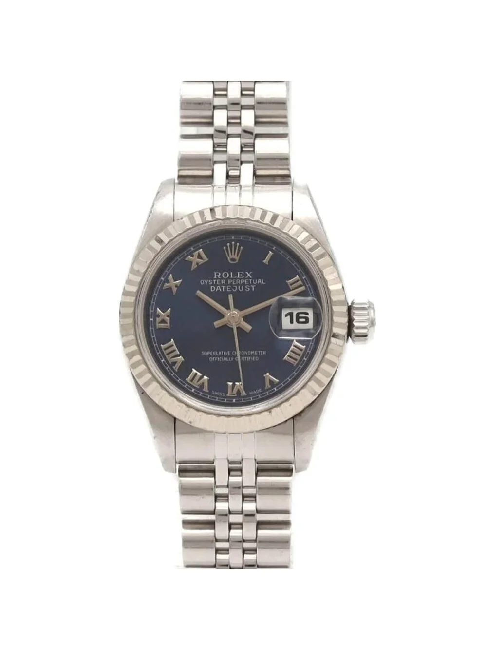Rolex Datejust Stainless Steel White Gold Automatic